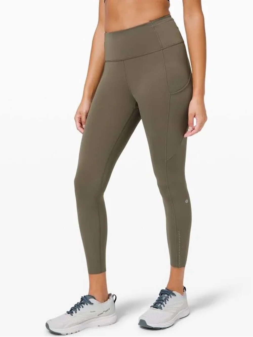 ✨ Lululemon Fast and Free High-Rise Tights (25" Inseam Olive VGUC